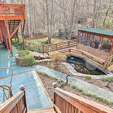 Asheville Mountain Getaway With Patio And Koi Pond! 외부 사진