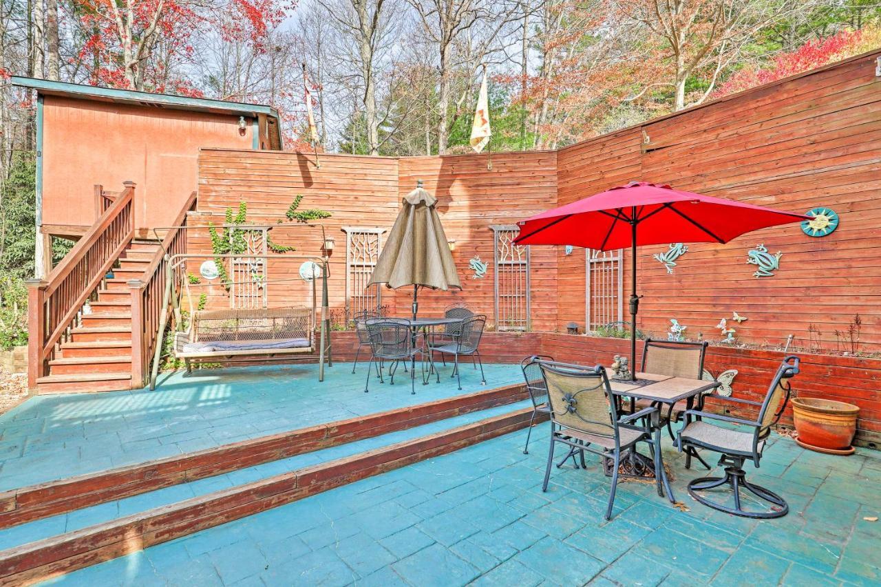 Asheville Mountain Getaway With Patio And Koi Pond! 외부 사진
